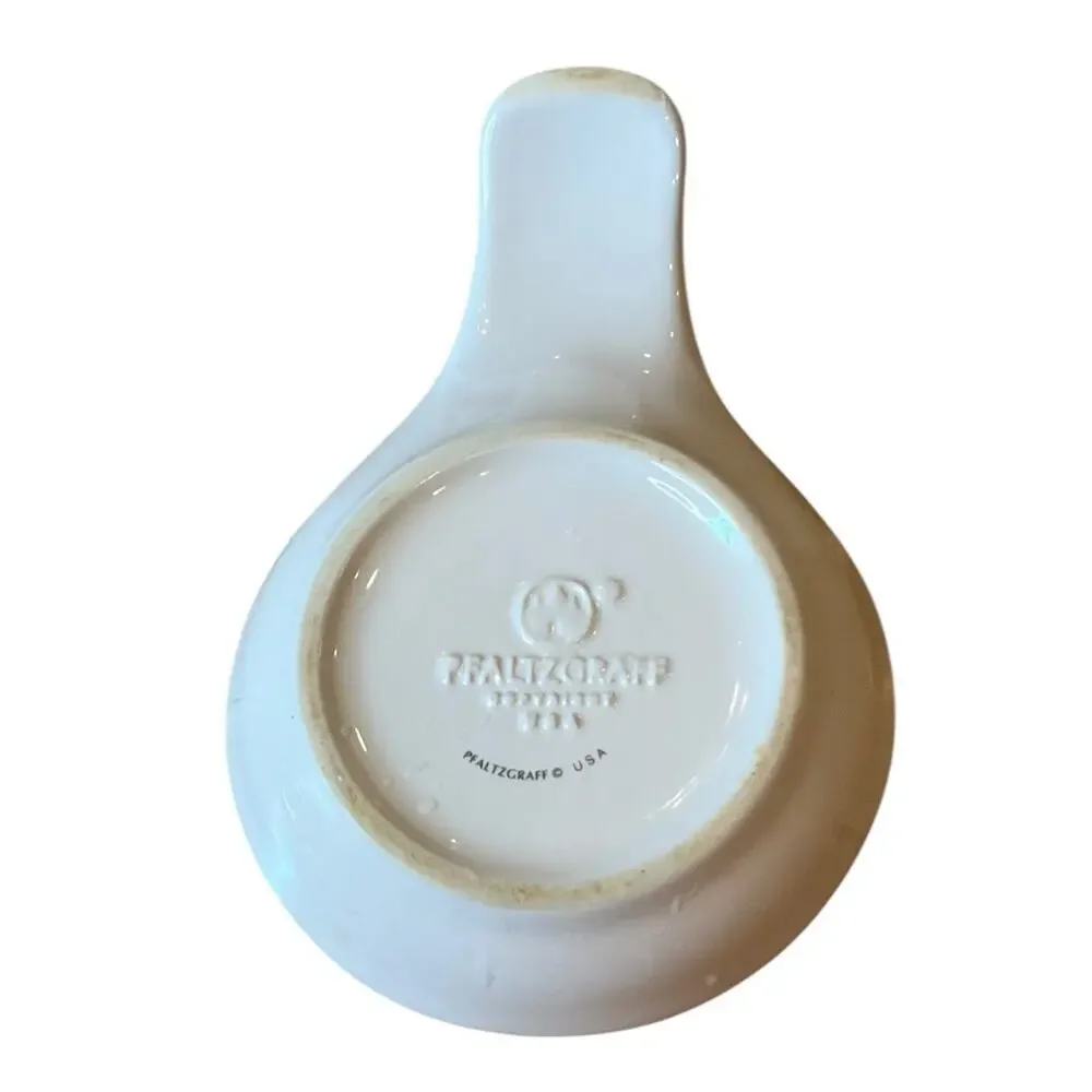 PFALTZGRAFF BONNIE BRAE SPOON REST USA Floral 6.5” Excellent Condition 1990s